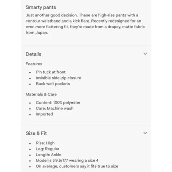 Aritzia Wilfred Black High Waisted Kick Flare Trouser Pant - Size 2 - Picture 12 of 12